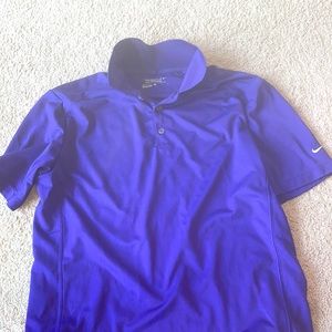 Nike Large golf shirt Purple